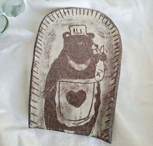 AyuanCeramic - Kochlöffelhalter "Bear"