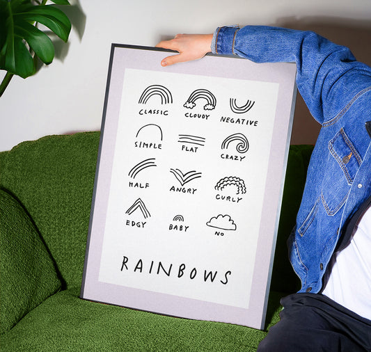 Chrizzy Slater - Plakat "Rainbows"