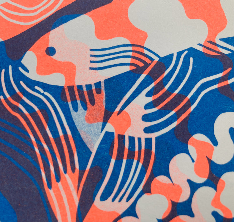Claudia Wirth - Postkarte "Mimesis" (Fisch)