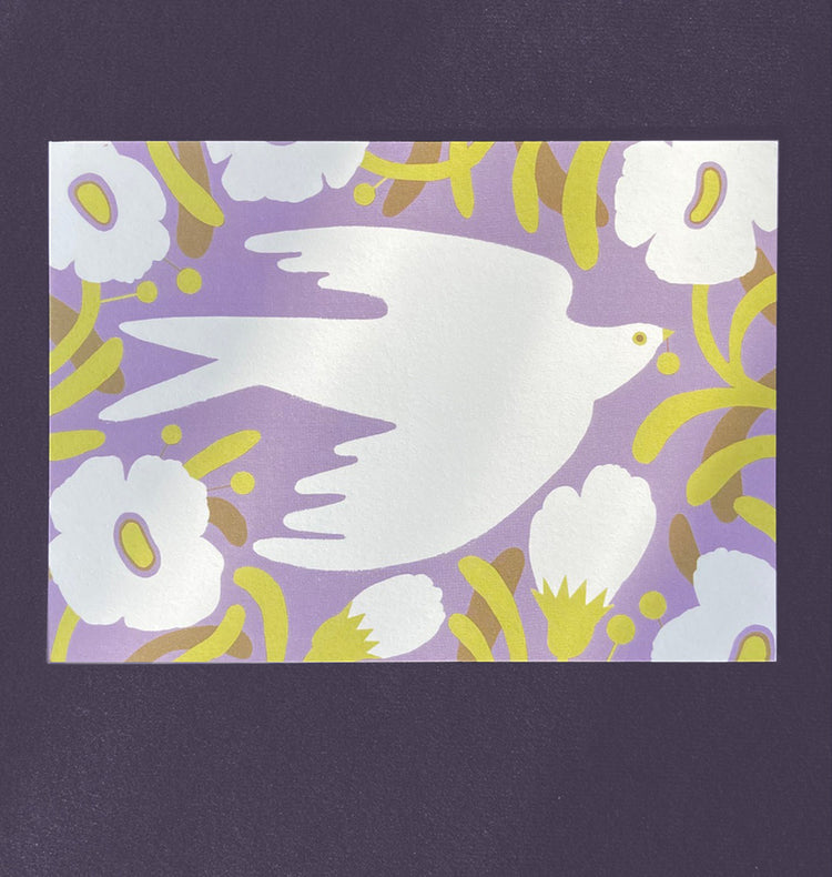 Claudia Wirth - Postkarte "Taube"