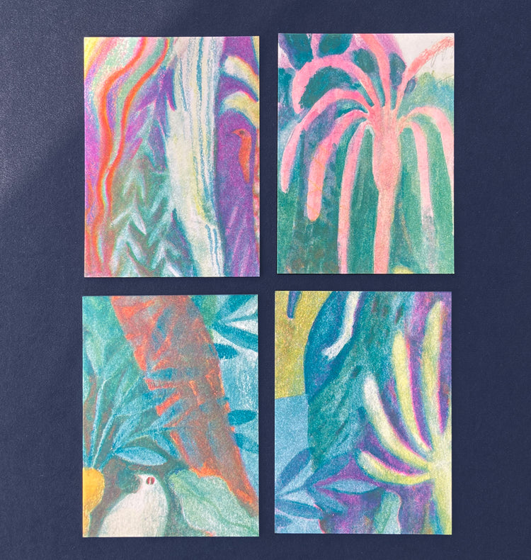 Claudia Wirth - Postkartenset "Dickicht"