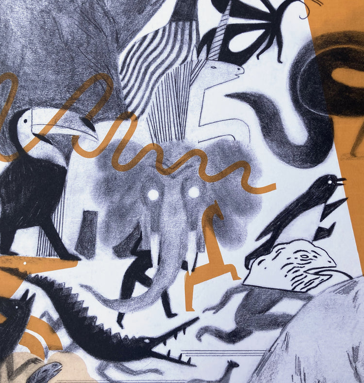 Claudia Wirth - Plakat "Bestiarium"