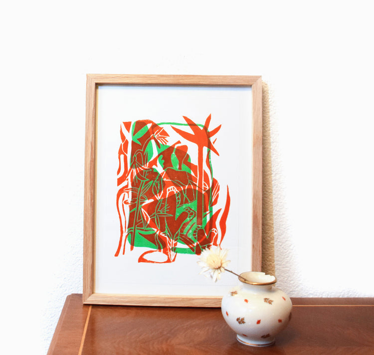 Cynthia Häfliger - Linoleografia "Palma"