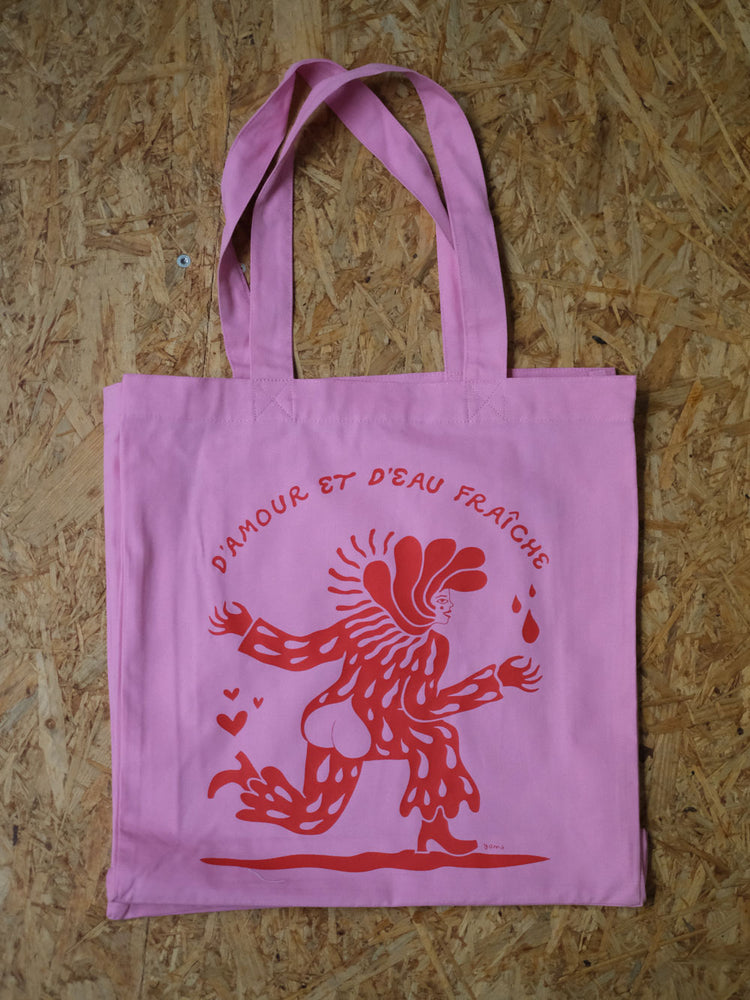 YOMA design factory - Tasche "D'Amour et d'eau fraîche" Farbe Pink