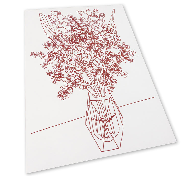 Dario Forlin - Poster "Vaso di fiori (1)"