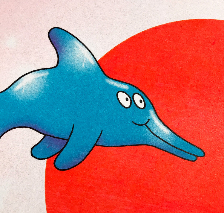 Dario Forlin - Poster "Delfini al tramonto"