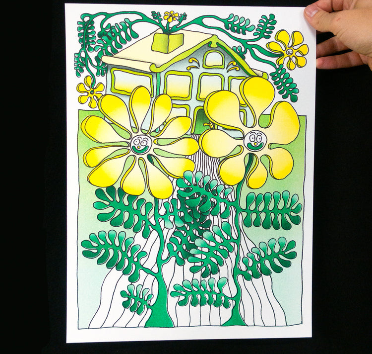 Dario Forlin - Poster "Il mio giardino è una gioia"