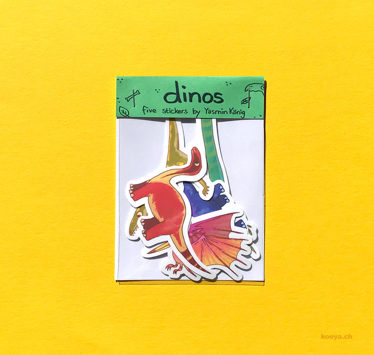 Yasmin König - Vinyl Sticker Set
"Dinos"