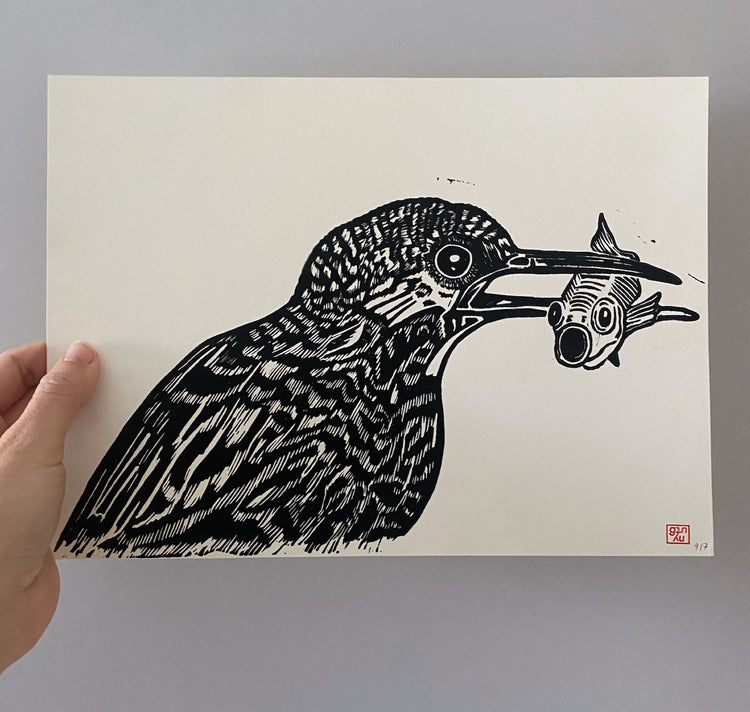 GINNY - Poster "Il Martin Pescatore"