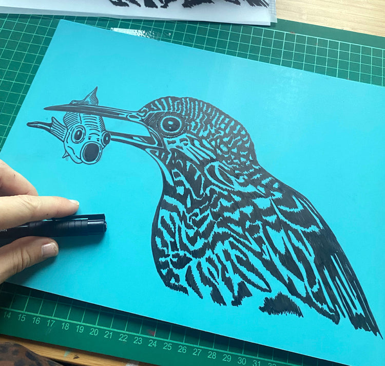 GINNY - Poster "Il Martin Pescatore"