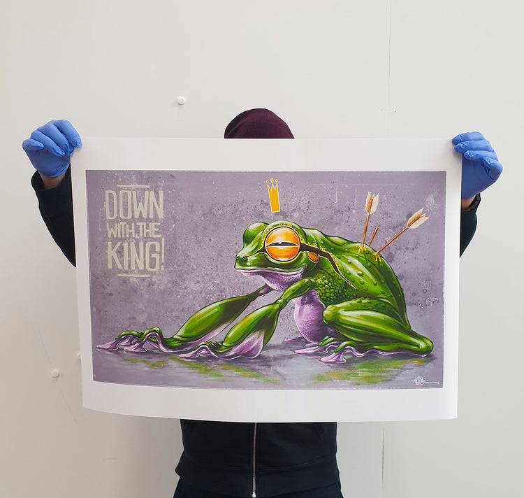Malik - Plakat "Down With The King"