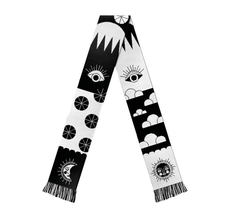 Giny Rocket - Schal "Black & White"