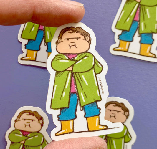 Rina Jost - Adesivo "Grumpy" (2 pezzi)