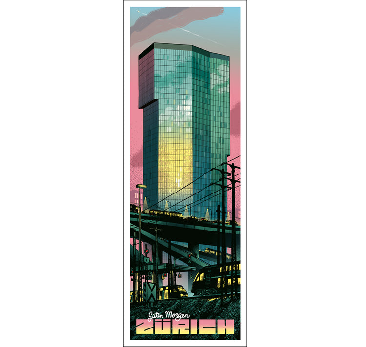 Benjamin Güdel - Plakat "Guten Morgen Zürich"