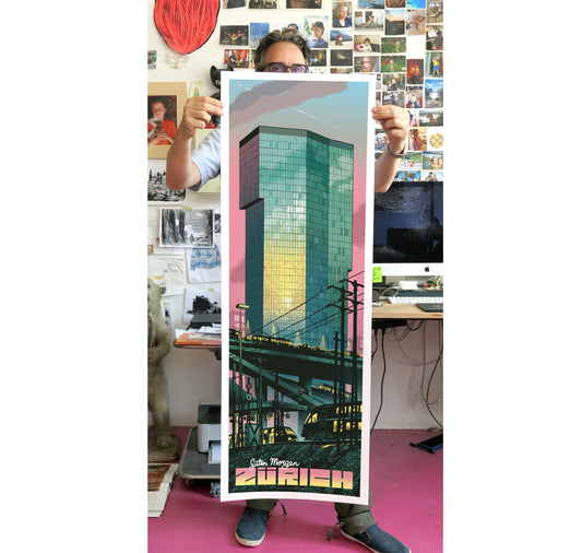 Benjamin Güdel - Plakat "Guten Morgen Zürich"