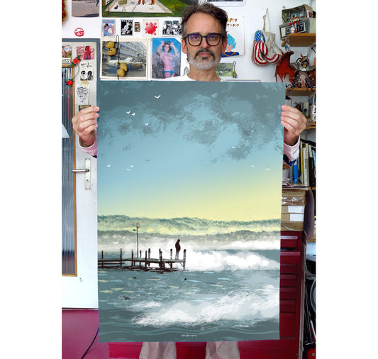 Benjamin Güdel - Plakat "Im Wind"