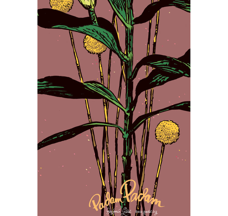 Benjamin Güdel - Plakat "Lilien"