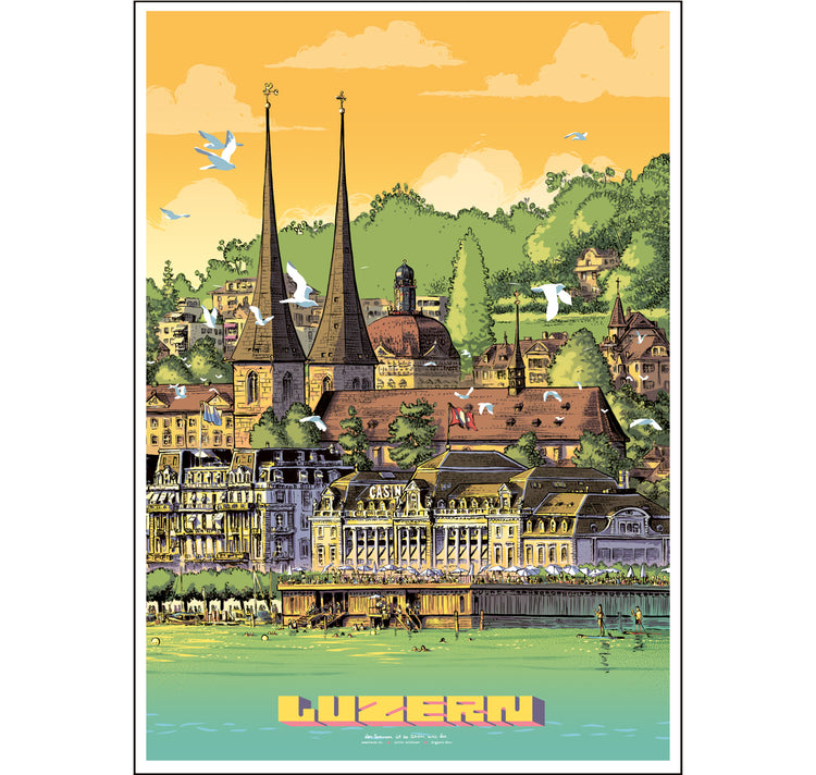 Benjamin Güdel - Plakat "Luzern"