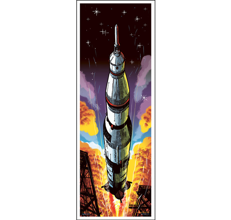 Benjamin Güdel - Plakat "To The Moon"