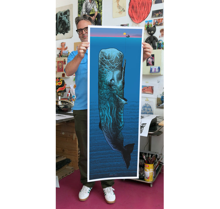 Benjamin Güdel - Plakat "Walfisch"