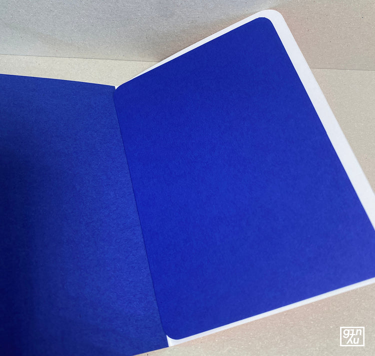 GINNY - Biglietto in rilievo "Ti amo così tanto" (arancione neon blu)