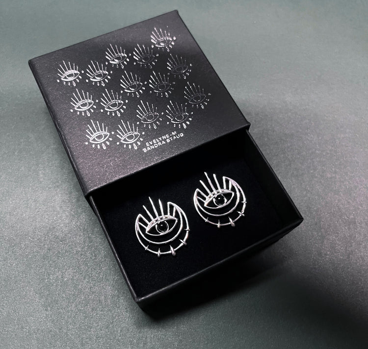 Sandra Staub x Evelyne-M - Ohrstecker Bold (silber)