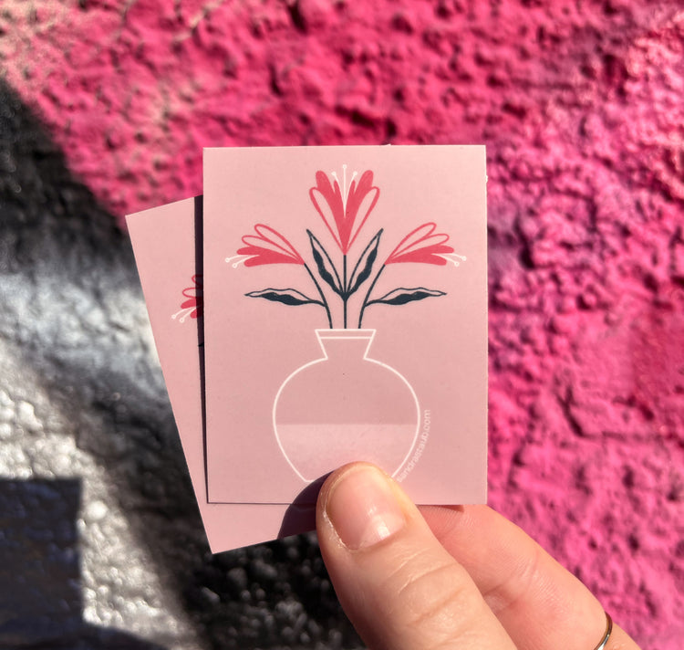 Sandra Staub - Sticker "Blumenvase"