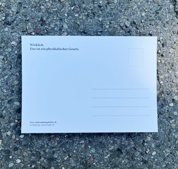 Rahel Stolz - Postkarte "Was verschwindet"