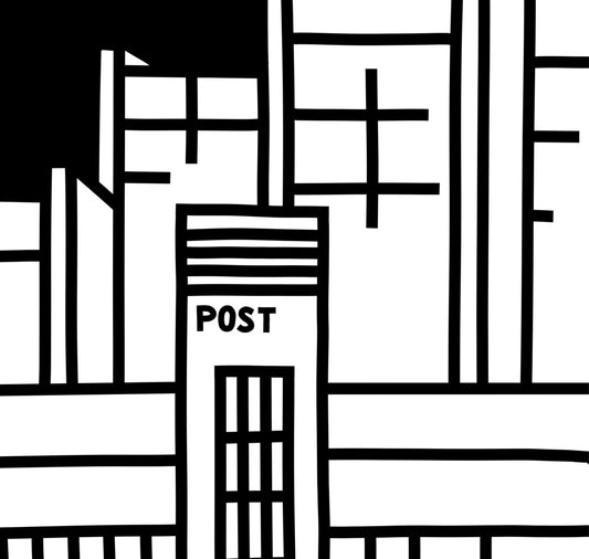 Jil Kugler - Plakat "Züri" (schwarz/weiss)