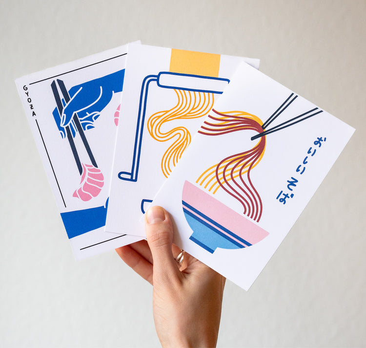 Jil Kugler - Postkartenset "Tabemono"