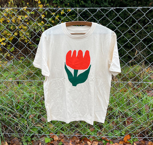 Jolanda Epprecht - T-Shirt „Tulpe“ (Natural Raw)