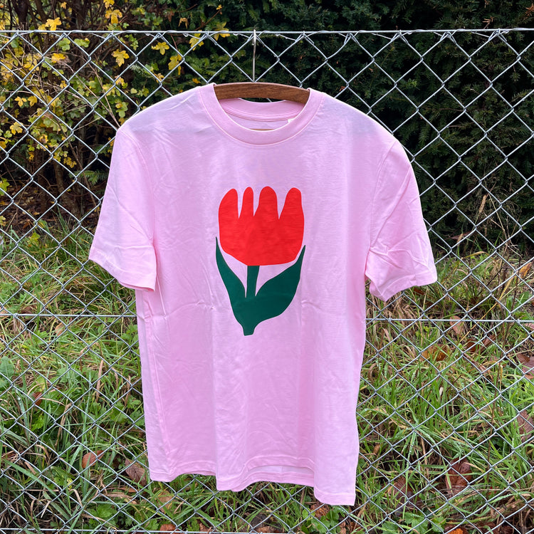 Jolanda Epprecht - T-Shirt „Tulpe“ (Cotton Pink)