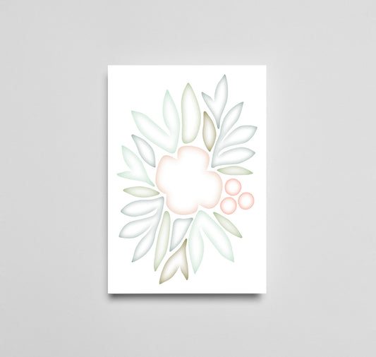 Julia Jenny - Karte "Bouquet Pastell 2"