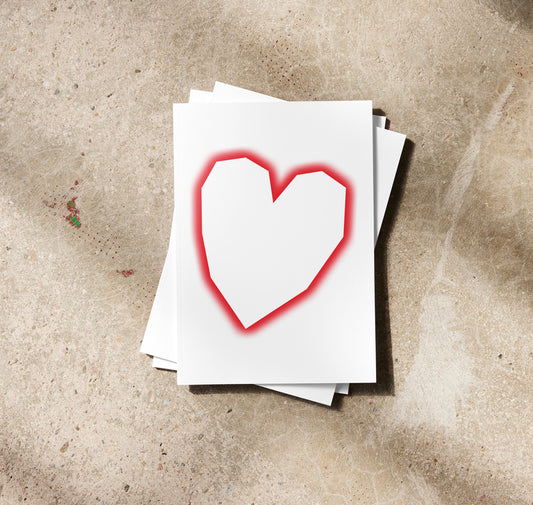 Julia Jenny - Biglietto "Cuore con Scintillio"