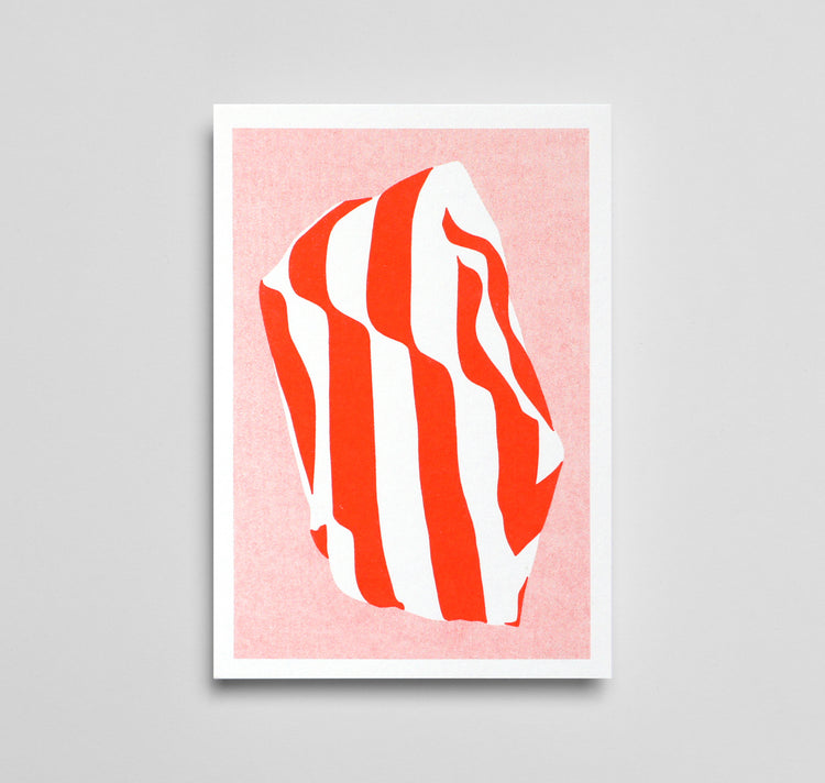 Julia Jenny - Karte "Streifen Rot"