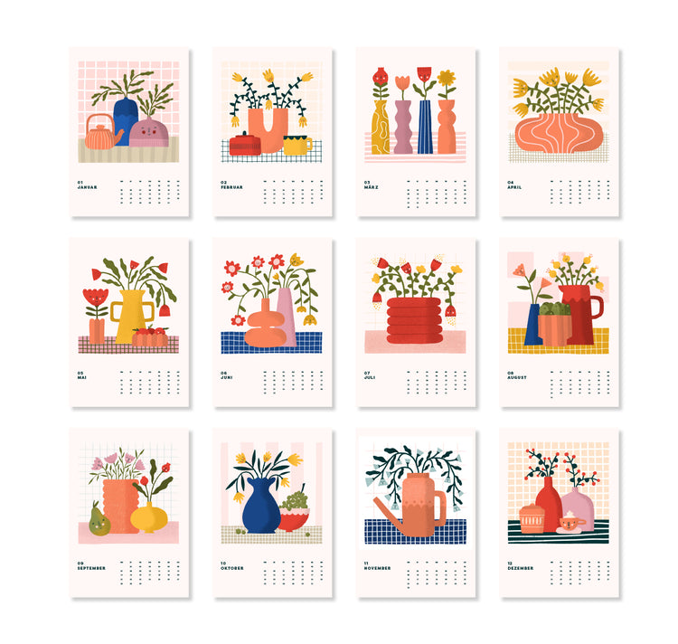 Carmen Saguer - Kalender 2026 (A4)