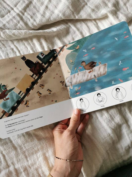 Karin Lena Schmid - Bilderbuch "Drei Tiere reisen mit dem Zug"