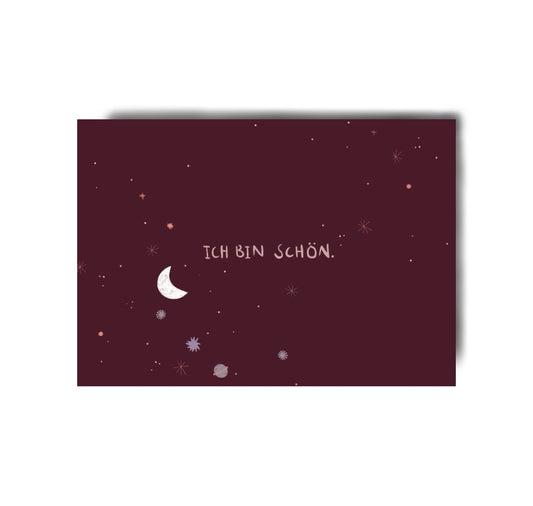 Karin Lena Schmid - Karte "Ich bin schön"