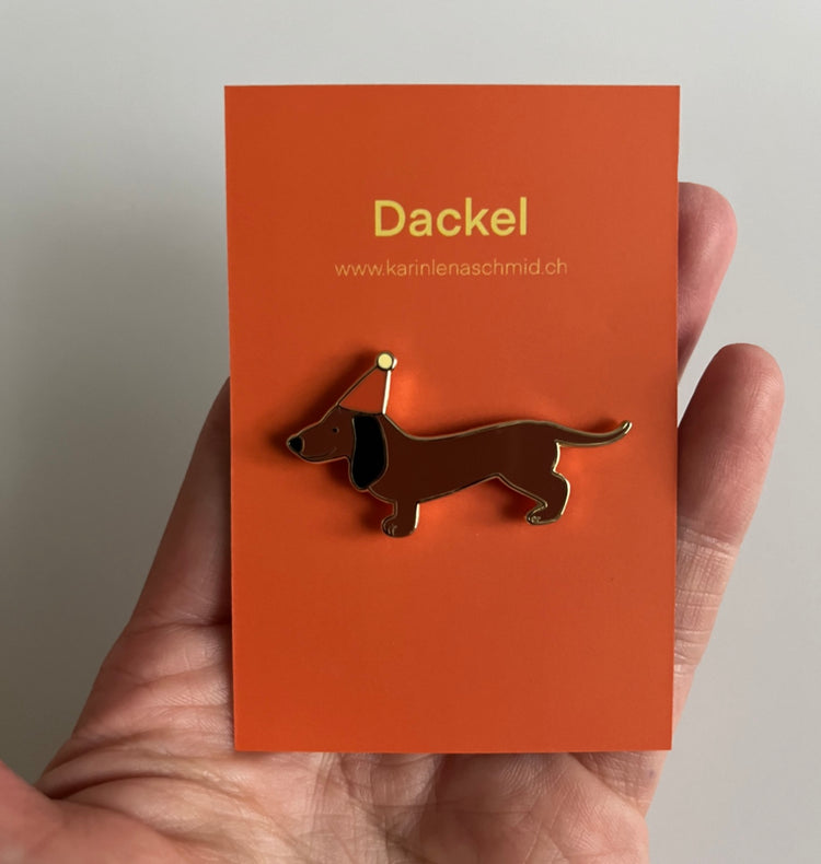 Karin Lena Schmid - Pin "Dackel"
