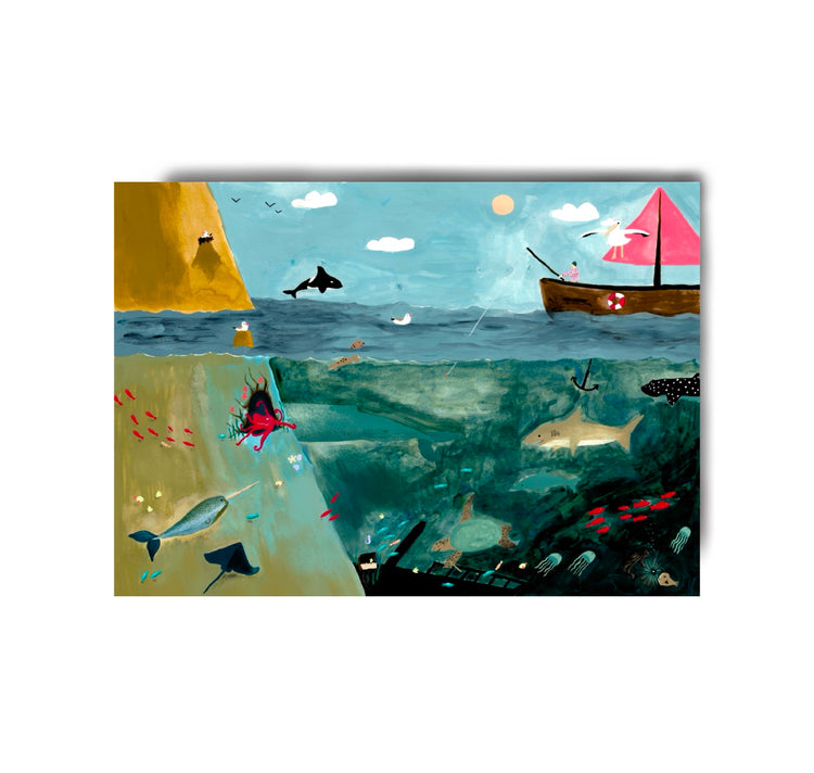 Karin Lena Schmid - Plakat "Meer"