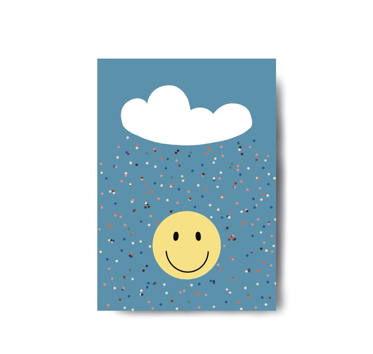 Karin Lena Schmid - Postkarte "Konfettigestöber"