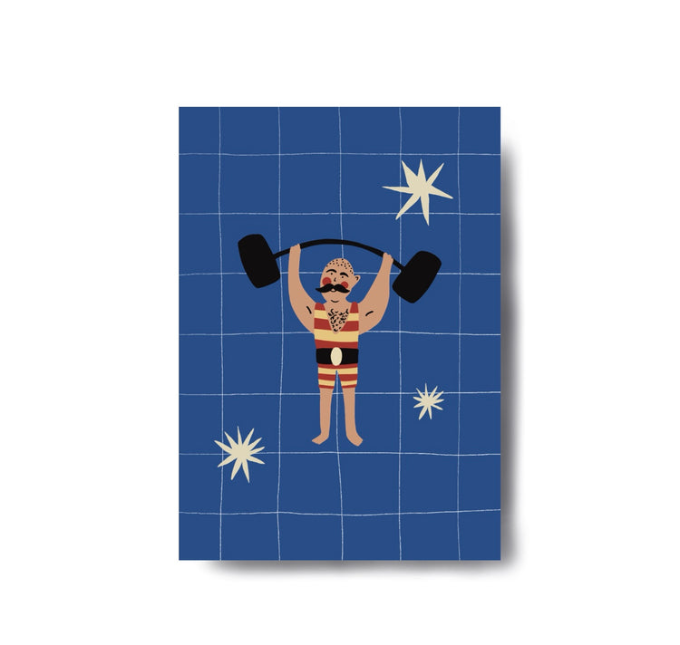 Karin Lena Schmid - Postkarte "Stark!"