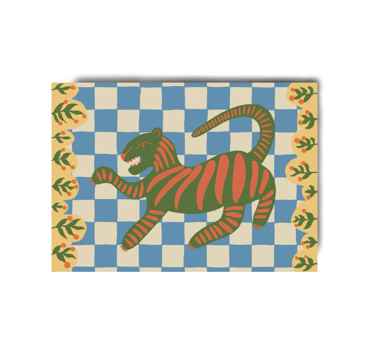 Karin Lena Schmid - Postkarte "Tiger"