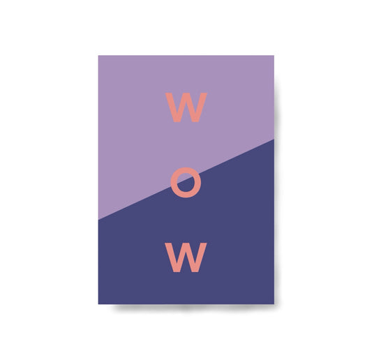 Karin Lena Schmid - Postkarte "WOW-MOM"