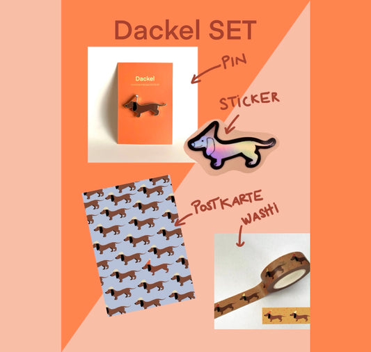 Karin Lena Schmid - Set "Dackel"