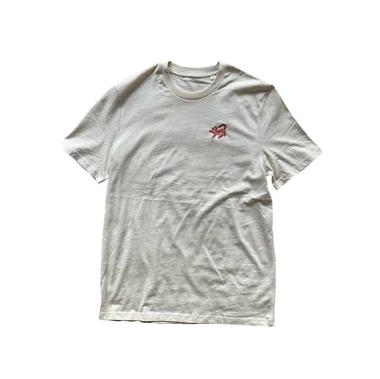 Karin Lena Schmid - T-Shirt "Roter Tiger" (natural raw)