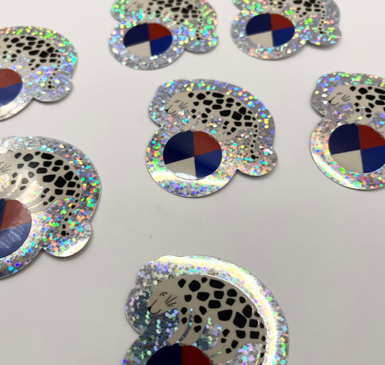 Karin Lena Schmid - Autocollant « Léo sur le ballon »