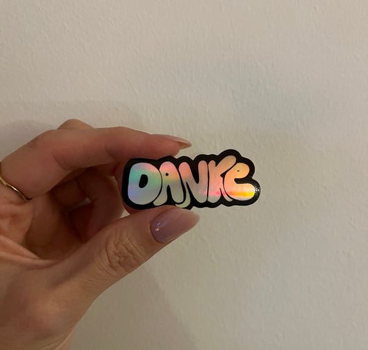 Karin Lena Schmid - Sticker "Danke"