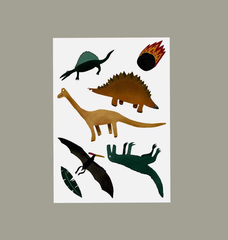 Karin Lena Schmid - Tatuaggi temporanei "Dinosauri"