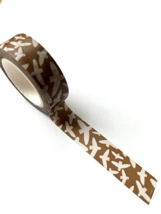 Karin Lena Schmid - Washitape "Weisse Vögel"